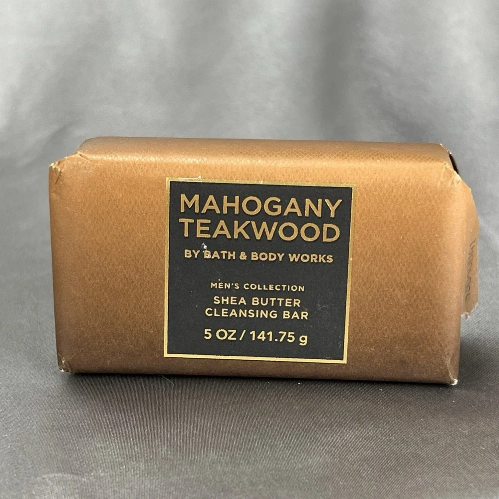 4x Bath Body Works Mahogany Woods Gift Set Cologne Soap Spray Deodorant Mens Lot
